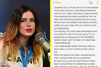 bella thorne leakes|Bella Thorne posts her own nudes after getting hacked